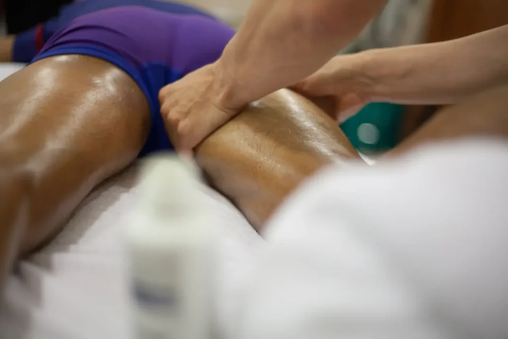 physiotherapist applying massage 2025 01 09 07 57 42 utc